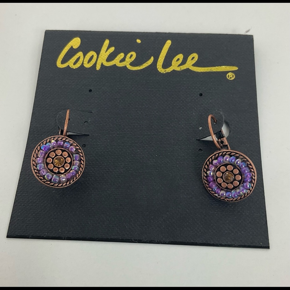 Cookie Lee Genuine Crystal Earrings